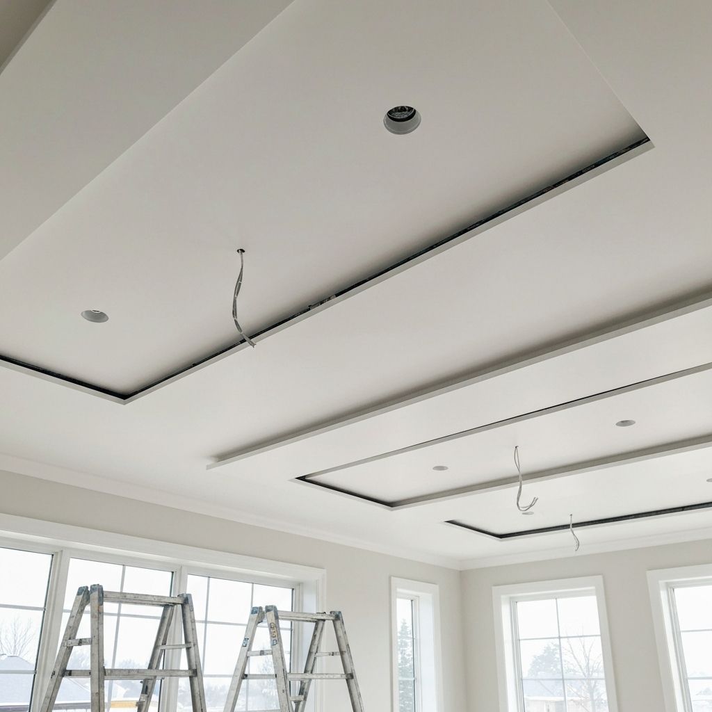 Professional ceiling finishing work
